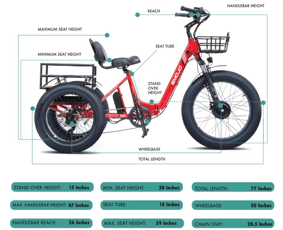 Triciclo Emojo Bison Pro Rojo